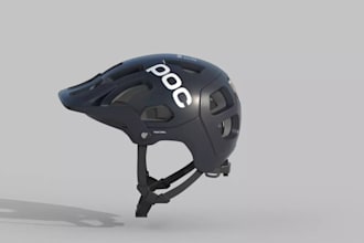 design realistic 3d helmet models, 3d cosplay design, cad design