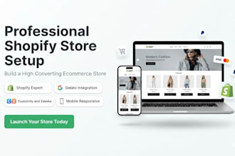 build a professional shopify store with customily, zakeke and gelato