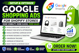 setup google shopping ads for shopify stores
