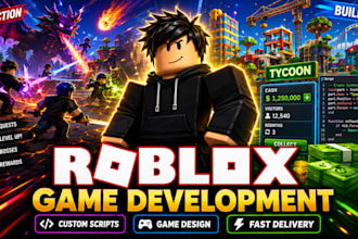 do roblox full game creation, roblox scripter, roblox game developer