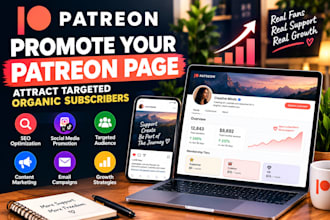 promote your patreon page and attract targeted organic subscribers