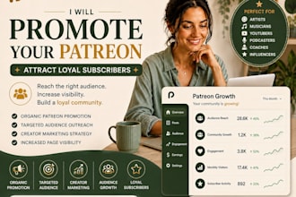 promote your patreon page to attract loyal subscribers