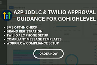 setup gohighlevel a2p 10dlc registration and twilio compliance