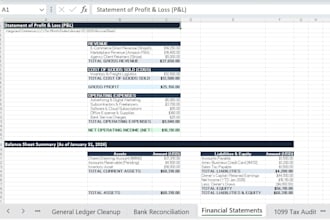 do US bookkeeping, quickbooks cleanup and tax support