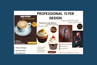 design professional flyer for your business