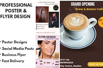 design professional flyer for your business