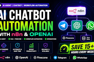 build an ai powered telegram or whatsapp bot using n8n