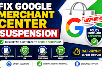fix google merchant center suspension and unsuspend goo gle merchant center