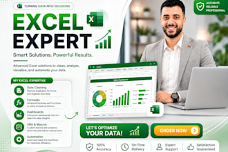 do excel tasks with advanced formulas, formatting and macros