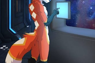 design custom furry oc and furry illustration