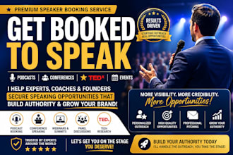 secure podcast interviews and speaking opportunities to grow your authority