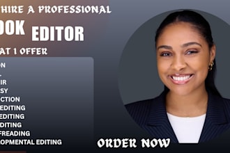 proofread, edit your fantasy, memoir, romance,  nonfiction and christian book