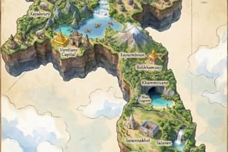 do map design for custom events, festivals, and vector map illustrations