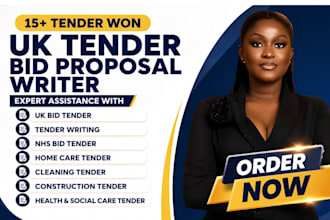 write winning UK tender bids, nhs tenders, bid proposal, business proposals