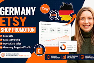 do germany esty shop promotion, germany etsy seo, etsy marketing, etsy sales