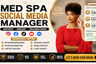 med spa social media maketing manager, aesthetic clinic marketing, beauty spa