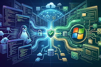 setup, configure and secure your linux or windows server