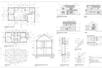 create detailed construction documentation construction drawings
