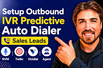 setup or fix ai autodialer, sip phone system, IVR, predictive dialer,3cx,vicidal