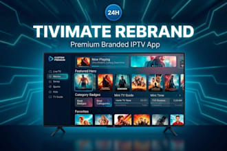 rebrand tivimate iptv app for android TV firestick and mobile