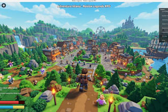 build your roblox game, roblox map, obby, fix bugs, and create animations