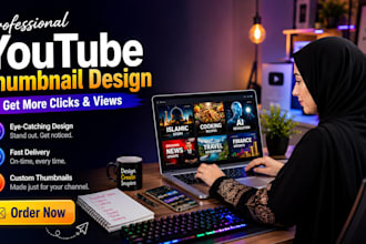 design professional ai youtube thumbnails