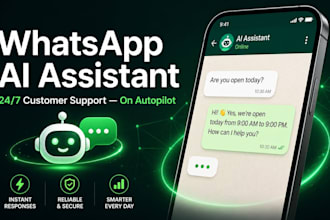 build a custom whatsapp ai chatbot assistant for your business