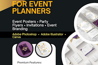 graphic designer for event planners