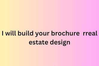 build your brochure real estate design
