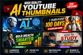 create high quality ai youtube thumbnails