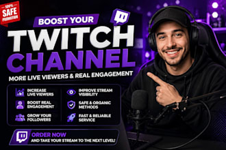 do twitch channel campaign for partner and affiliate to get live viewers