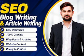 do SEO blog writing, article writing, and website content
