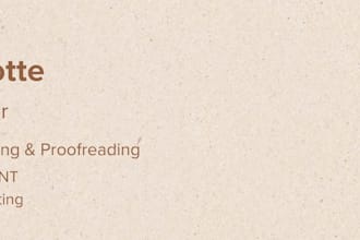 proofread, edit, and format your scientific paper or article