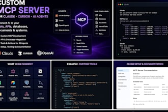 build a custom mcp server for claude, cursor or ai agents
