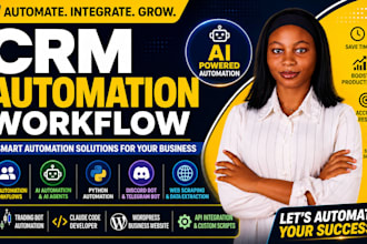 build CRM automation workflows with ai agents and python automation