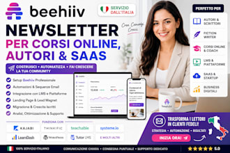 italia beehive oniine course newsletter author website fiction writer systeme io