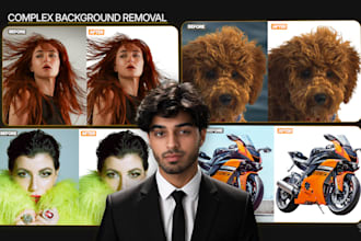 do complex background removal professionally