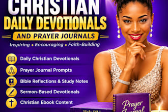 write christian daily devotionals and prayer journals