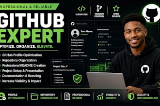 optimize your github profile and repositories professionally