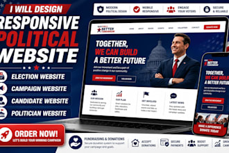 political website campaign website election website candidate website political