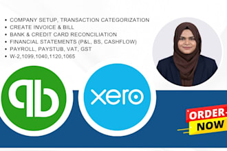 do bookkeeping and payroll in quickbooks online and xero