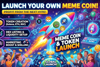 create and launch solana tokens and other smart contracts