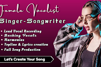 be female singer songwriter rnb singer pop singer and vocalist female rnb singer