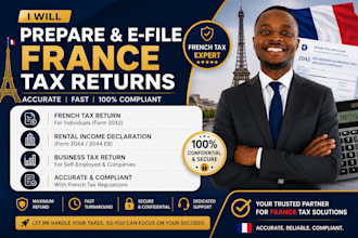 do french accounting, tax declaration tva vat and liasse fiscale