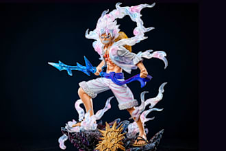 create and paint custom anime figures, resin dioramas and statues for 3d print