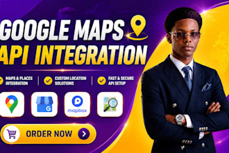 integrate google maps API, interactive maps API and leaflet maps or mapbox API