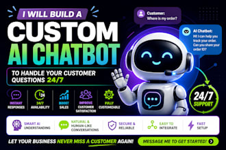 build and automate custom ai chatbot to handle your customers questions 24 7