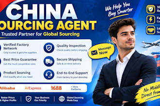 be your sourcing agent, dropshipping agent china, alibaba, aliexpress, 1688
