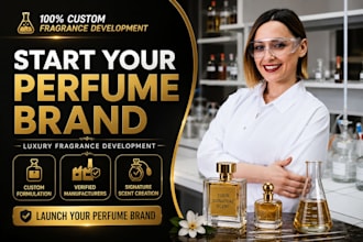 develop signature fragrance formulas, create custom perfume formulation