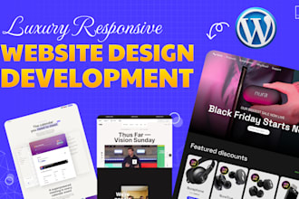 build luxury website design and website development